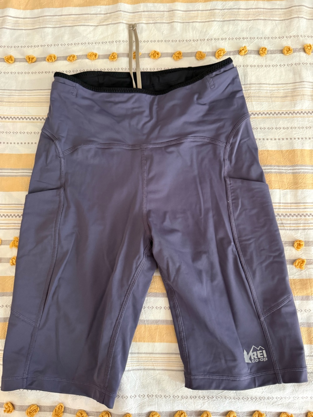 REI Lavender Performance Hiking biker Shorts